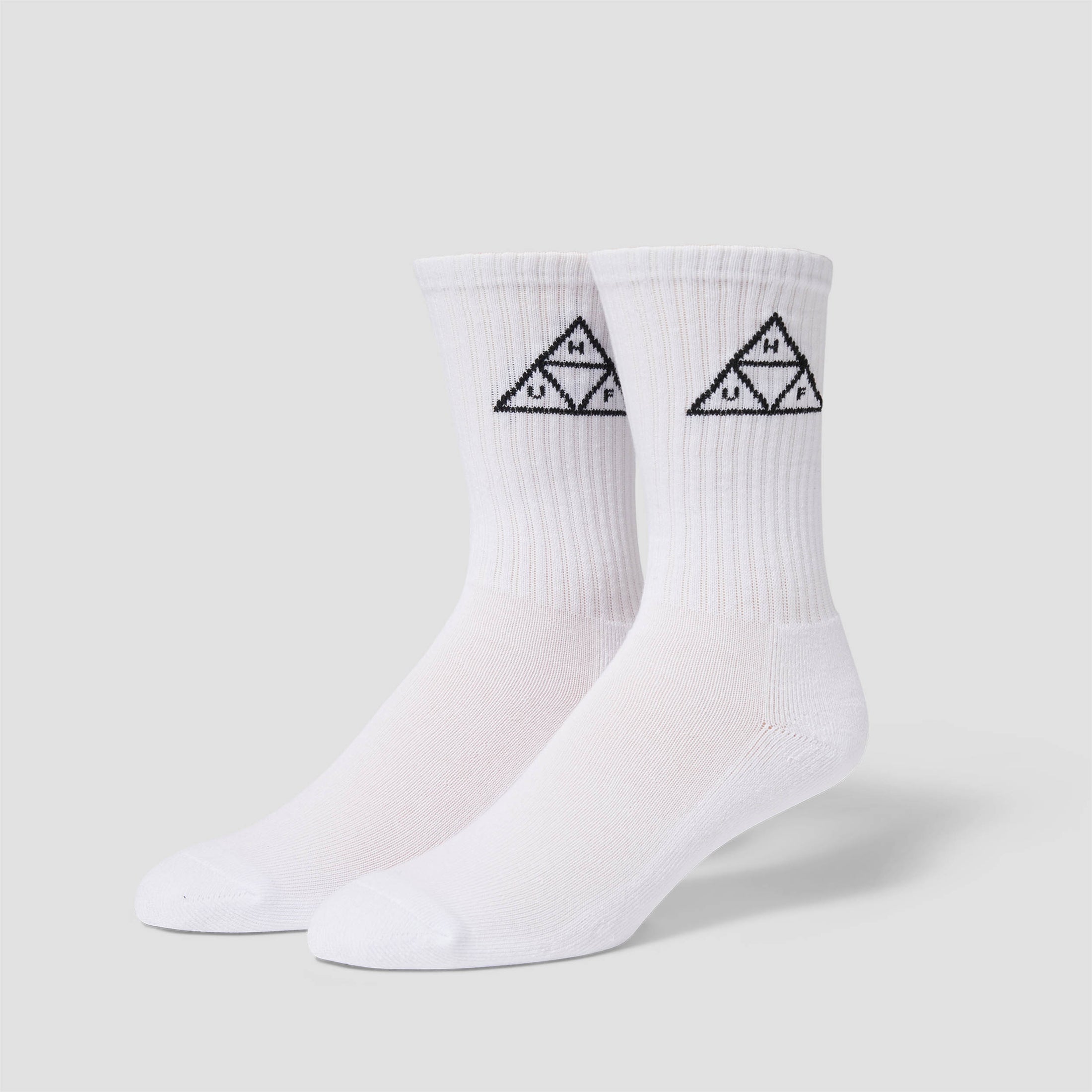 HUF Core 3 Pack Crew Sock Black / White