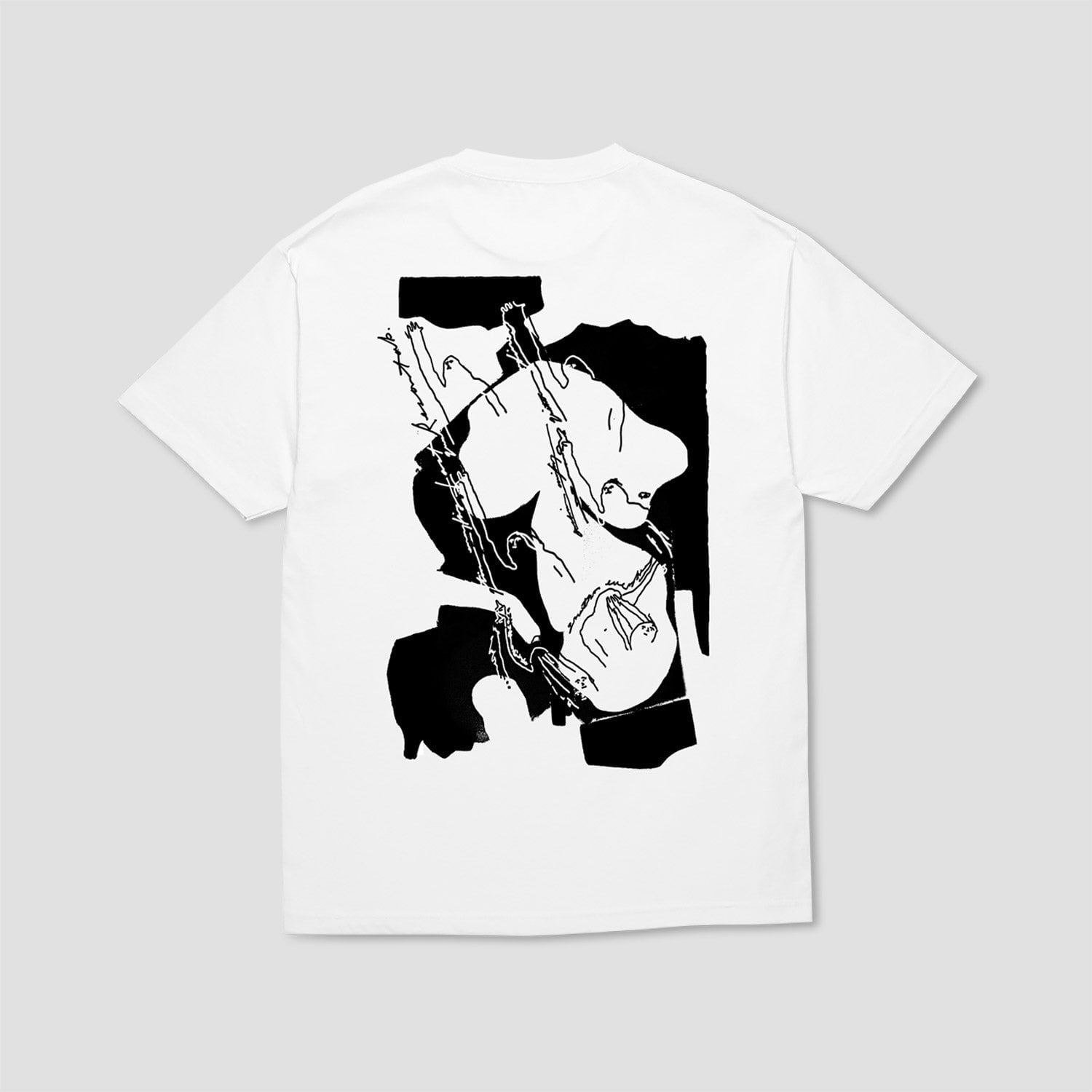 Last Resort AB Reach Out T-Shirt White / Black