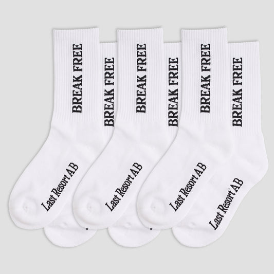 Last Resort AB Break Free Socks 3-Pack White