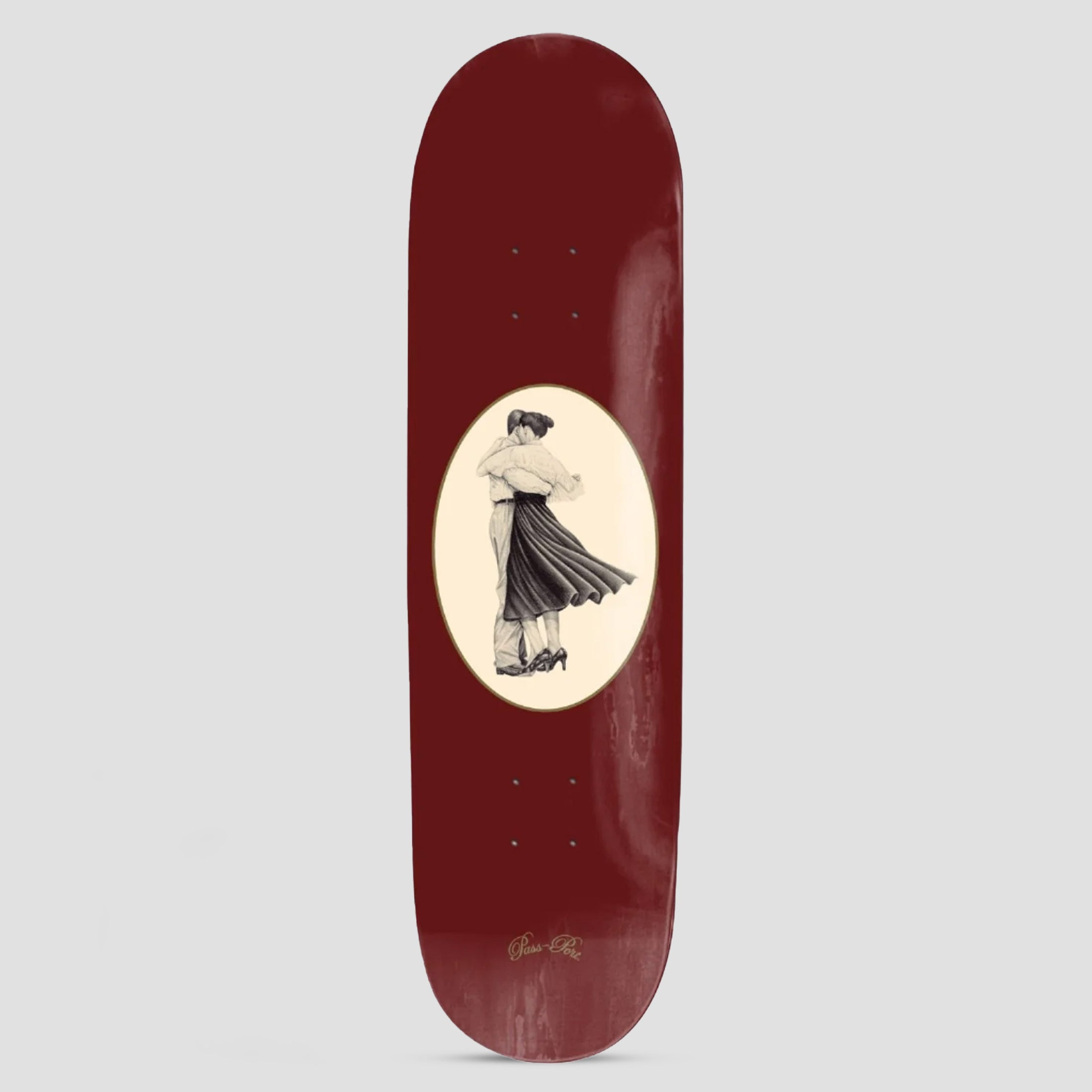 Passport 8.5 Dancer Series Skateboard Deck Red