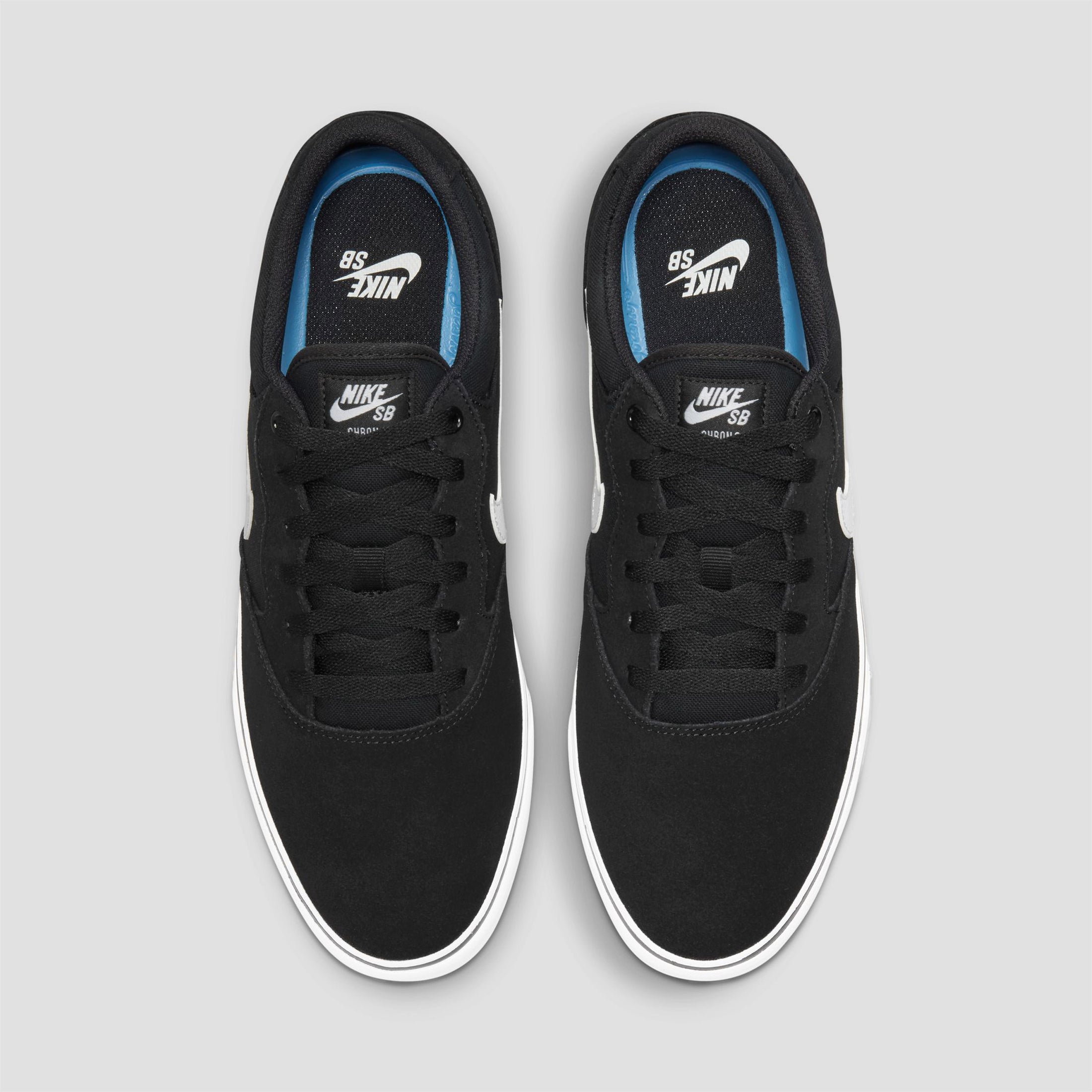 Nike SB Chron 2 Skate Shoes Black / White / Black