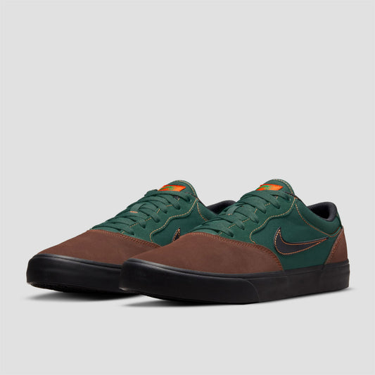 Nike SB Chron 2 Skate Shoes LT Chocolate / Black / Noble Green