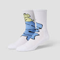 Load image into Gallery viewer, HUF Dog Sense Sock White
