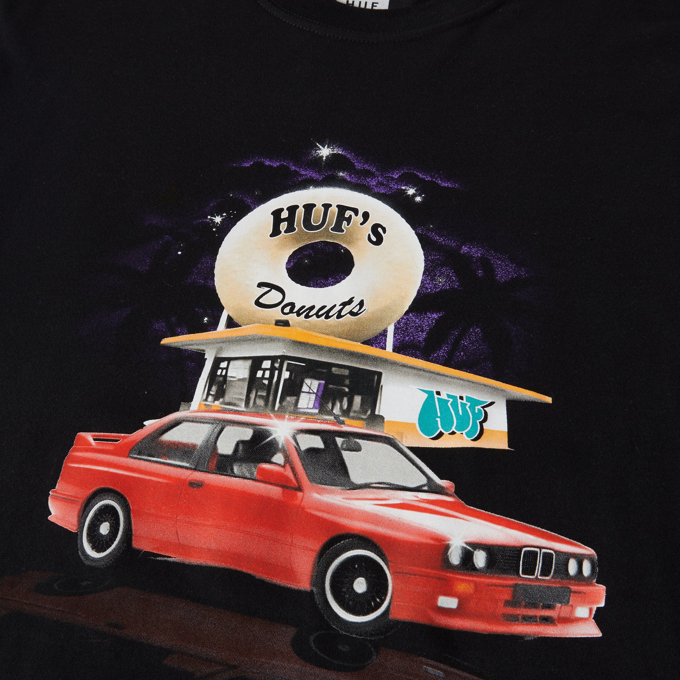 HUF Drive Thru Shortsleeve T-Shirt Black