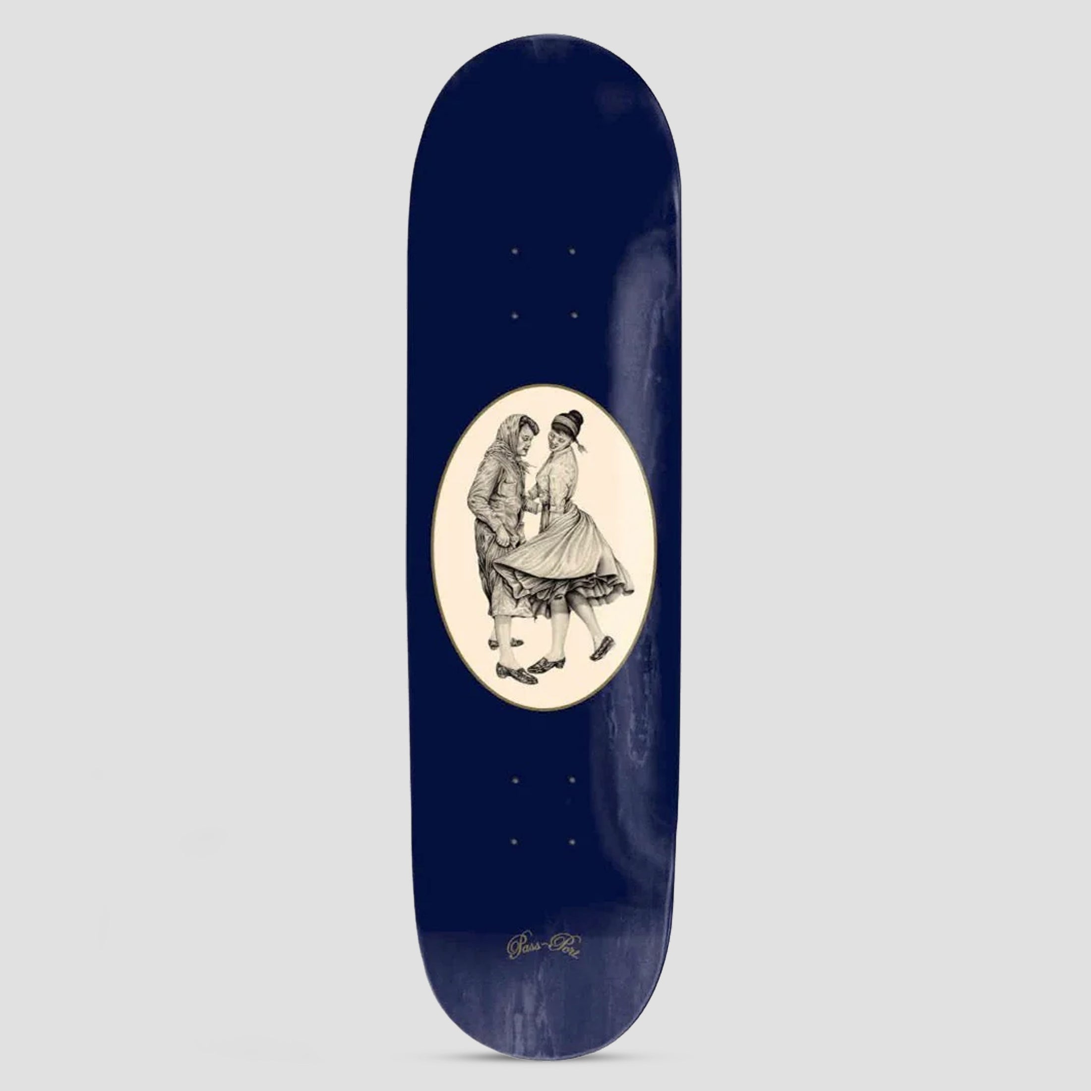 Passport 8.25 Dancer Series Skateboard Deck Blue