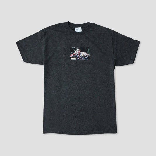 Skateboard Cafe Day Off T-Shirt Charcoal Heather