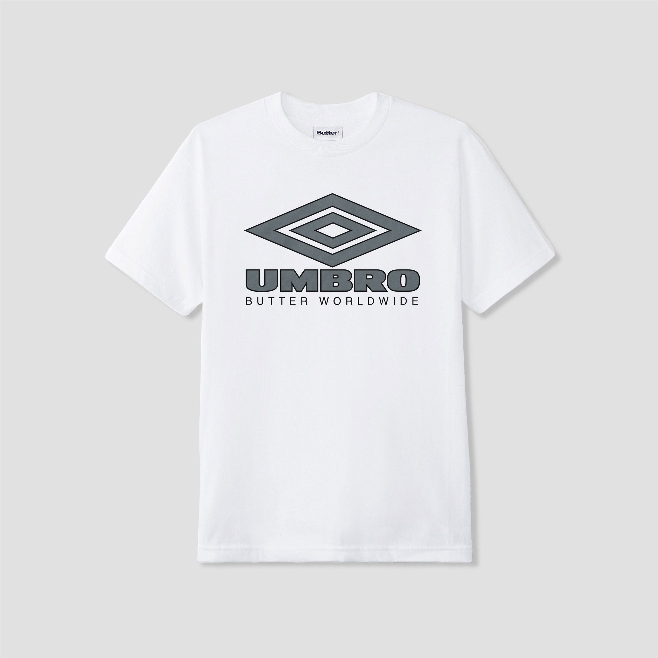 Butter Goods x Umbro Diamond Logo T-Shirt White