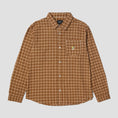 Load image into Gallery viewer, HUF Echo Oxford Plaid Shirt Russet
