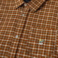 Load image into Gallery viewer, HUF Echo Oxford Plaid Shirt Russet
