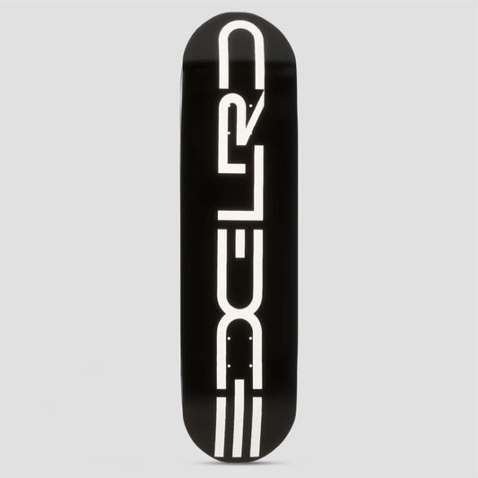 EDGLRD 8.25 Tech Script Team Skateboard Deck Black / White