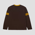 Load image into Gallery viewer, HUF Exeter Longsleeve Football Shirt Espresso
