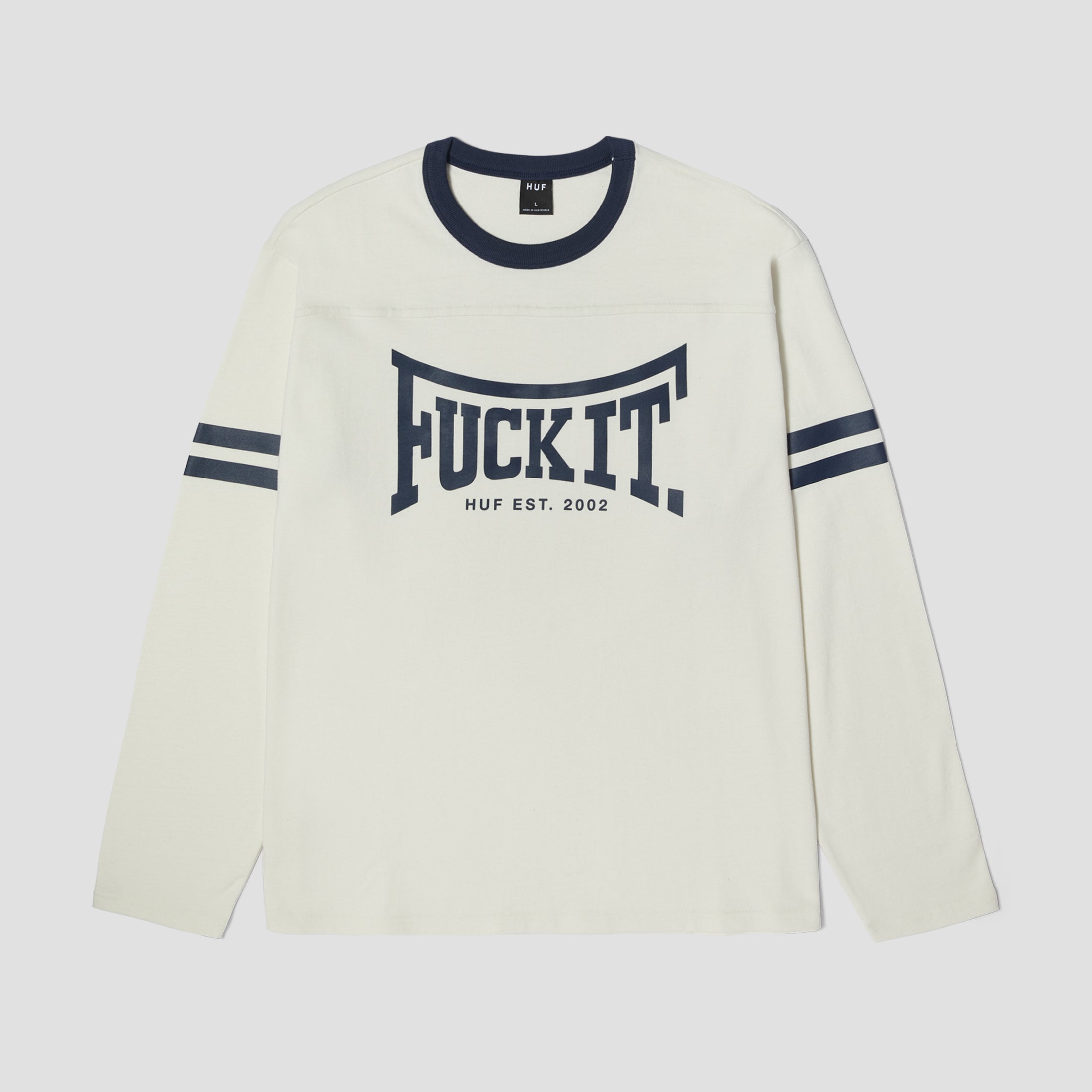 HUF Exeter Longsleeve Football Shirt Linen