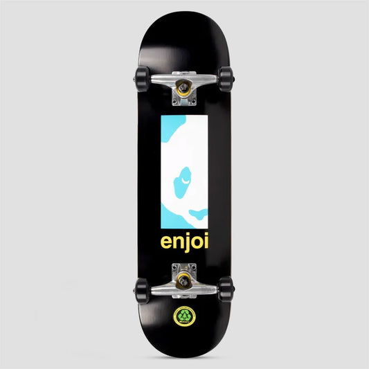 Enjoi 8.375 Box Panda Complete Skateboard Black / Black