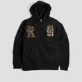 Load image into Gallery viewer, Skateboard Cafe Ethan Embroidered Zip Hood Black
