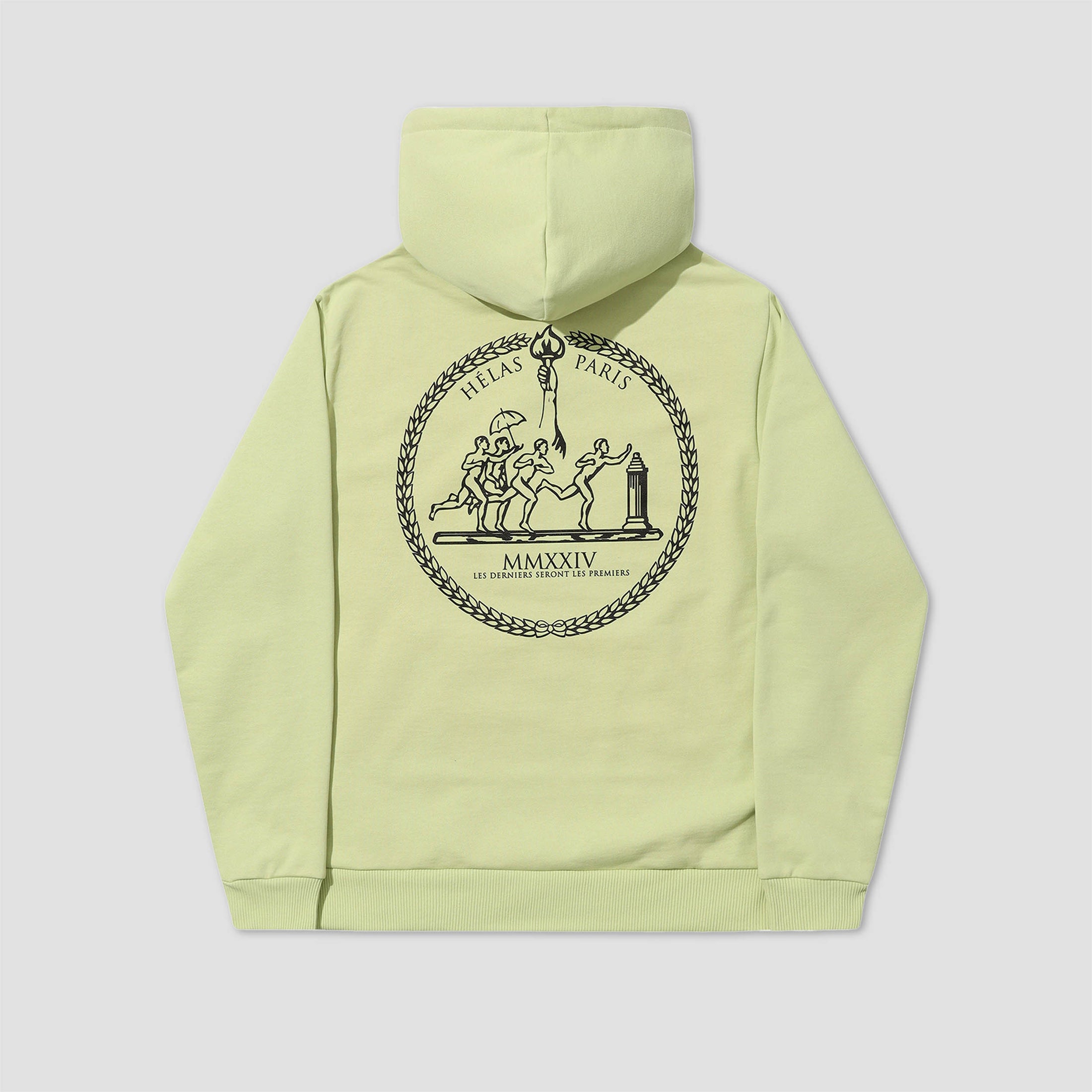 Helas Derniers Hood Lime Green