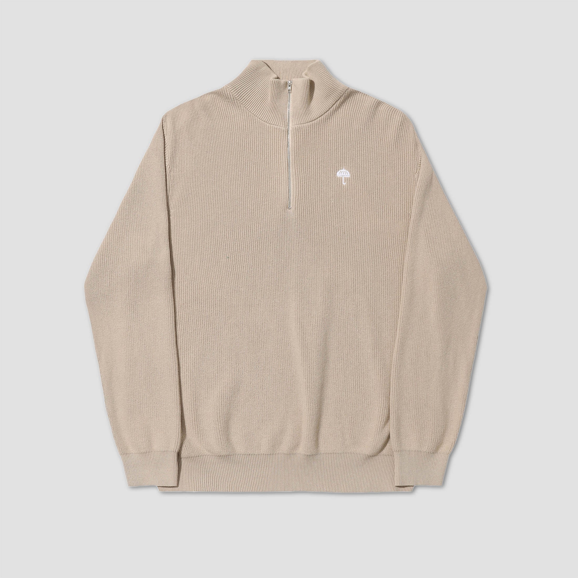 Helas Diploma Quarter Zip Beige