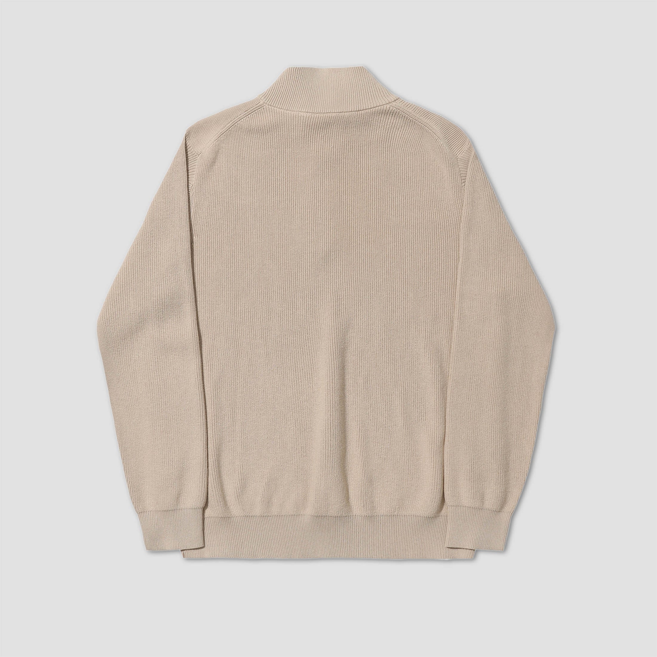 Helas Diploma Quarter Zip Beige