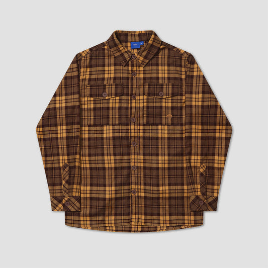 Helas Flaner Longsleeve Shirt Brown