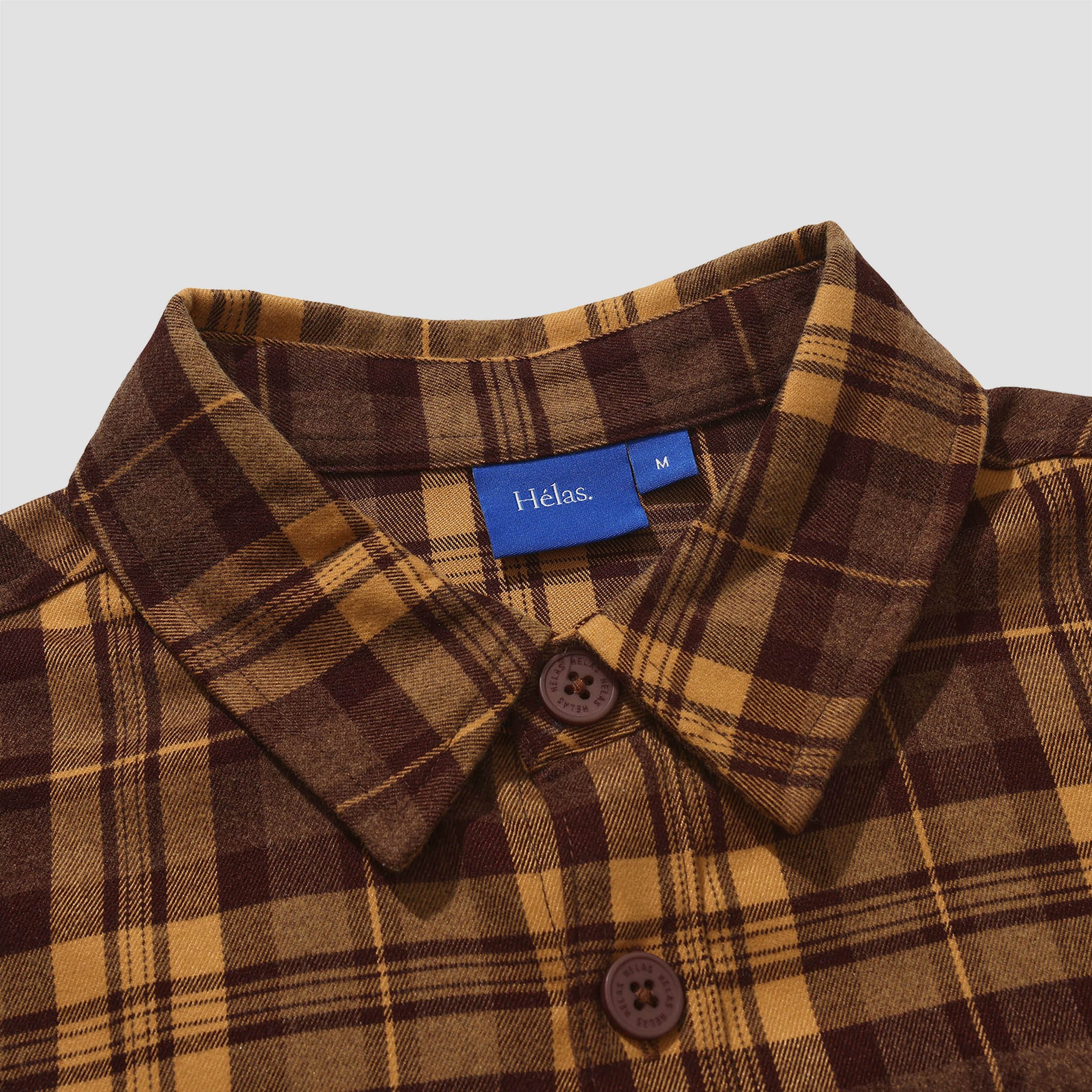 Helas Flaner Longsleeve Shirt Brown