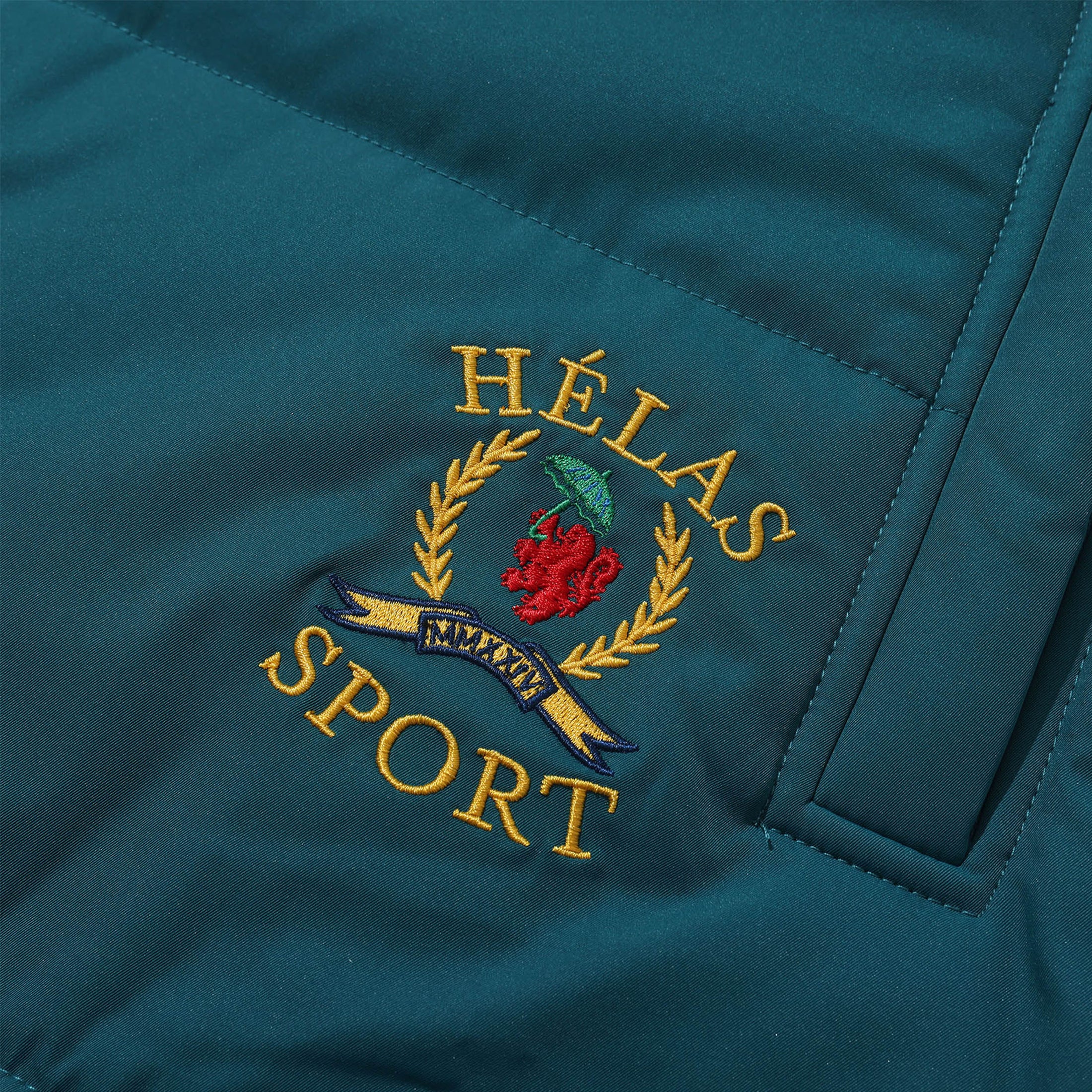 Helas Sport Puffer Jacket Teal Green