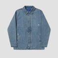 Load image into Gallery viewer, Helas Rentré Denim Padded Jacket Light Blue
