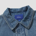 Load image into Gallery viewer, Helas Rentré Denim Padded Jacket Light Blue
