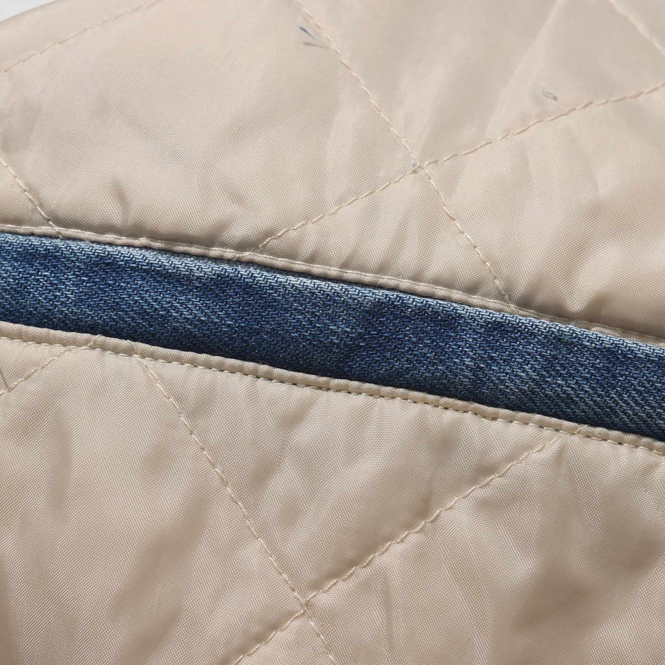 Helas Rentré Denim Padded Jacket Light Blue