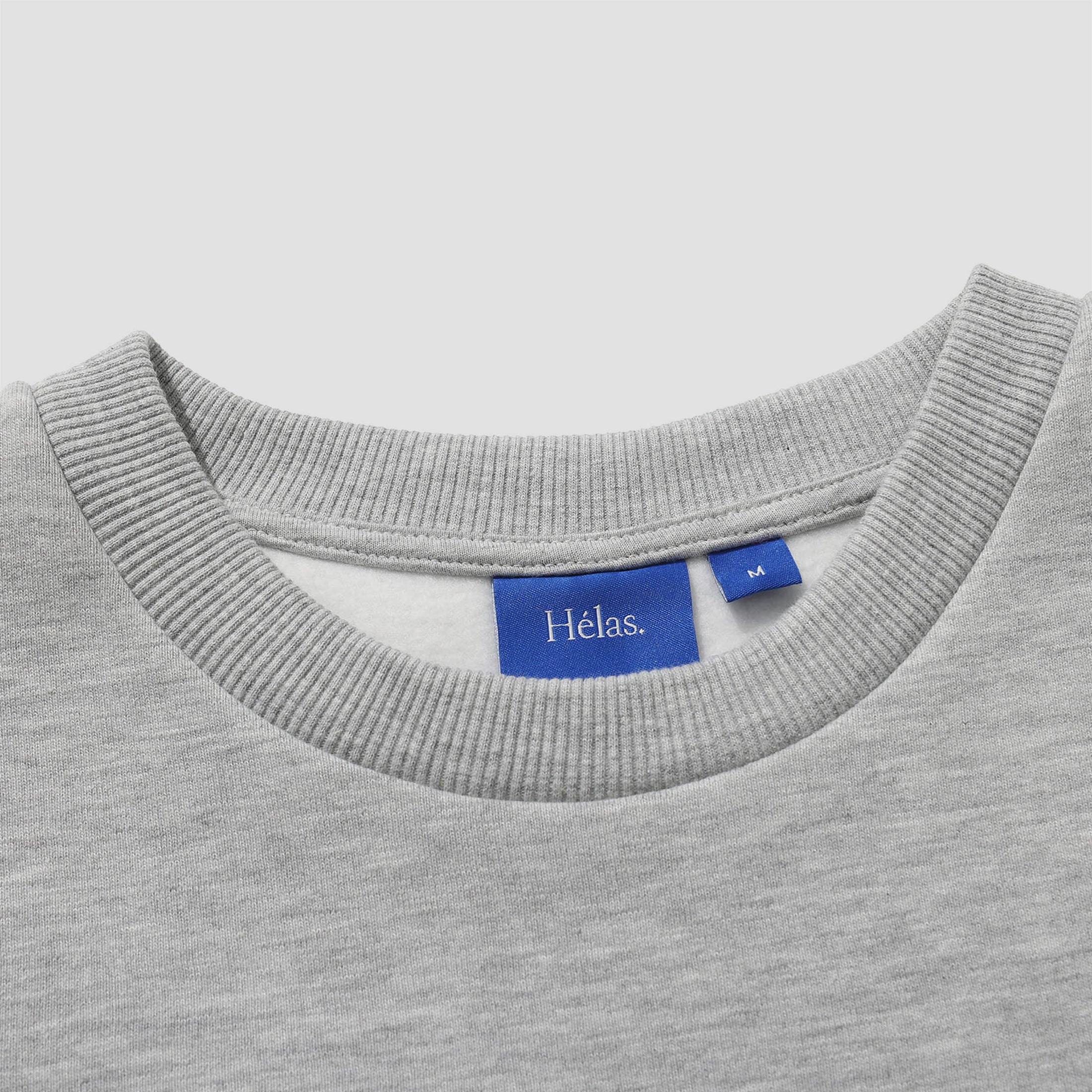 Helas Veritas Crewneck Heather Grey