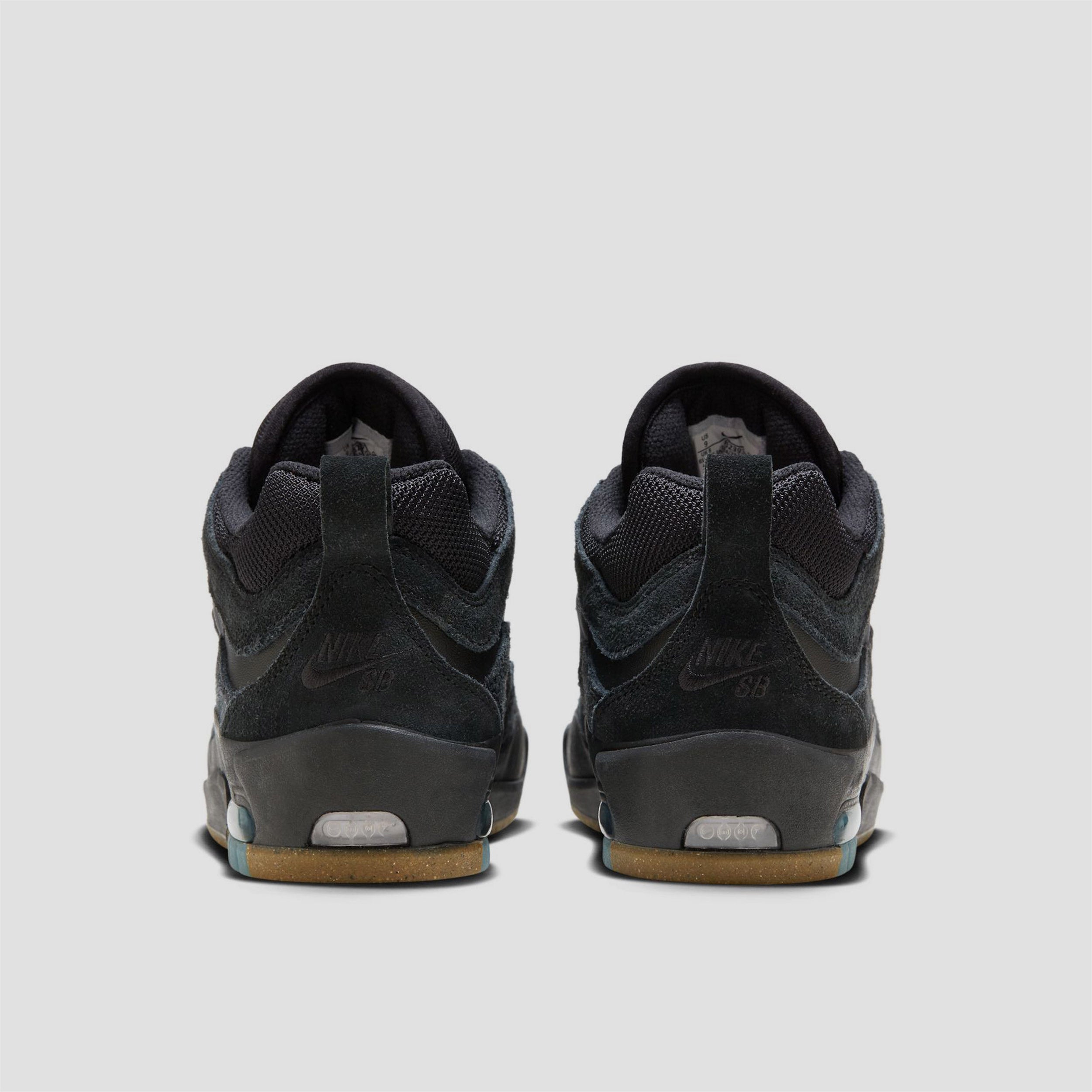 Nike SB Air Max Ishod Skate Shoes Black Black Anthracite Black