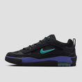 Load image into Gallery viewer, Nike Air Max Ishod Skate Shoes Black / Dusty Cactus / Black / Persian Violet
