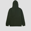 Load image into Gallery viewer, HUF Flower Full Zip Hood Hunter Green
