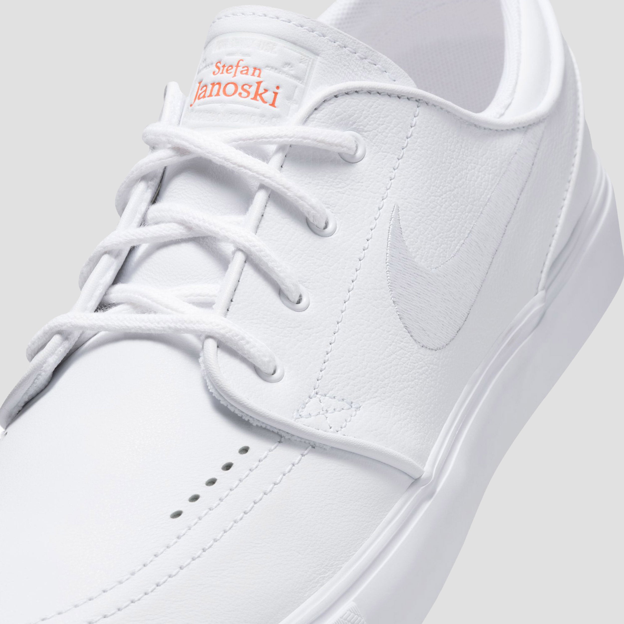 Nike SB Zoom Janoski OG ISO Skate Shoes White White White White Slam City Skates