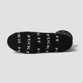 Load image into Gallery viewer, HUF Fuck It 1/4 Sock Black
