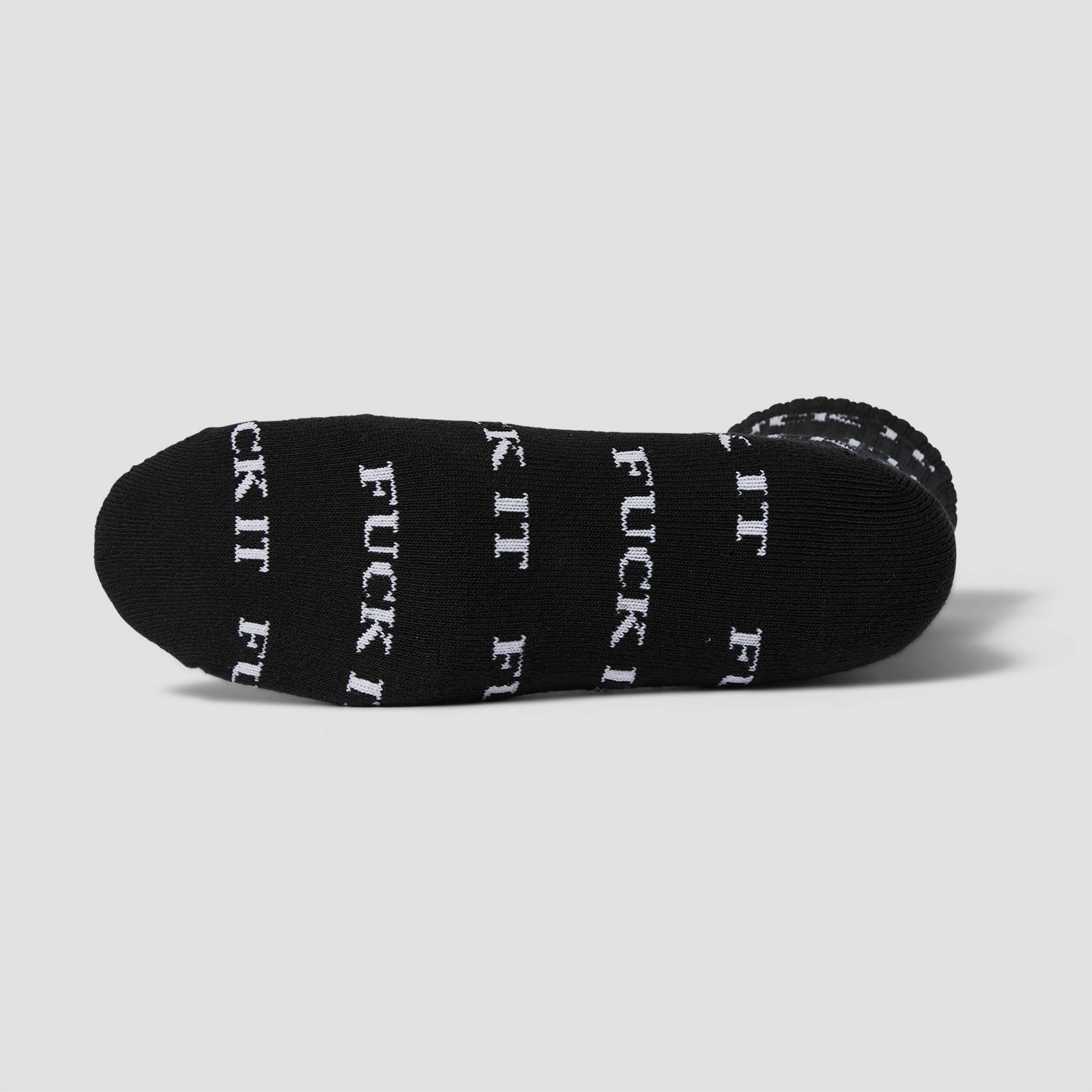 HUF Fuck It 1/4 Sock Black