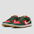 Load image into Gallery viewer, Nike SB Dunk Low Pro Skate Shoes Fir White / University Gold / Fire Red
