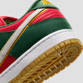 Load image into Gallery viewer, Nike SB Dunk Low Pro Skate Shoes Fir White / University Gold / Fire Red
