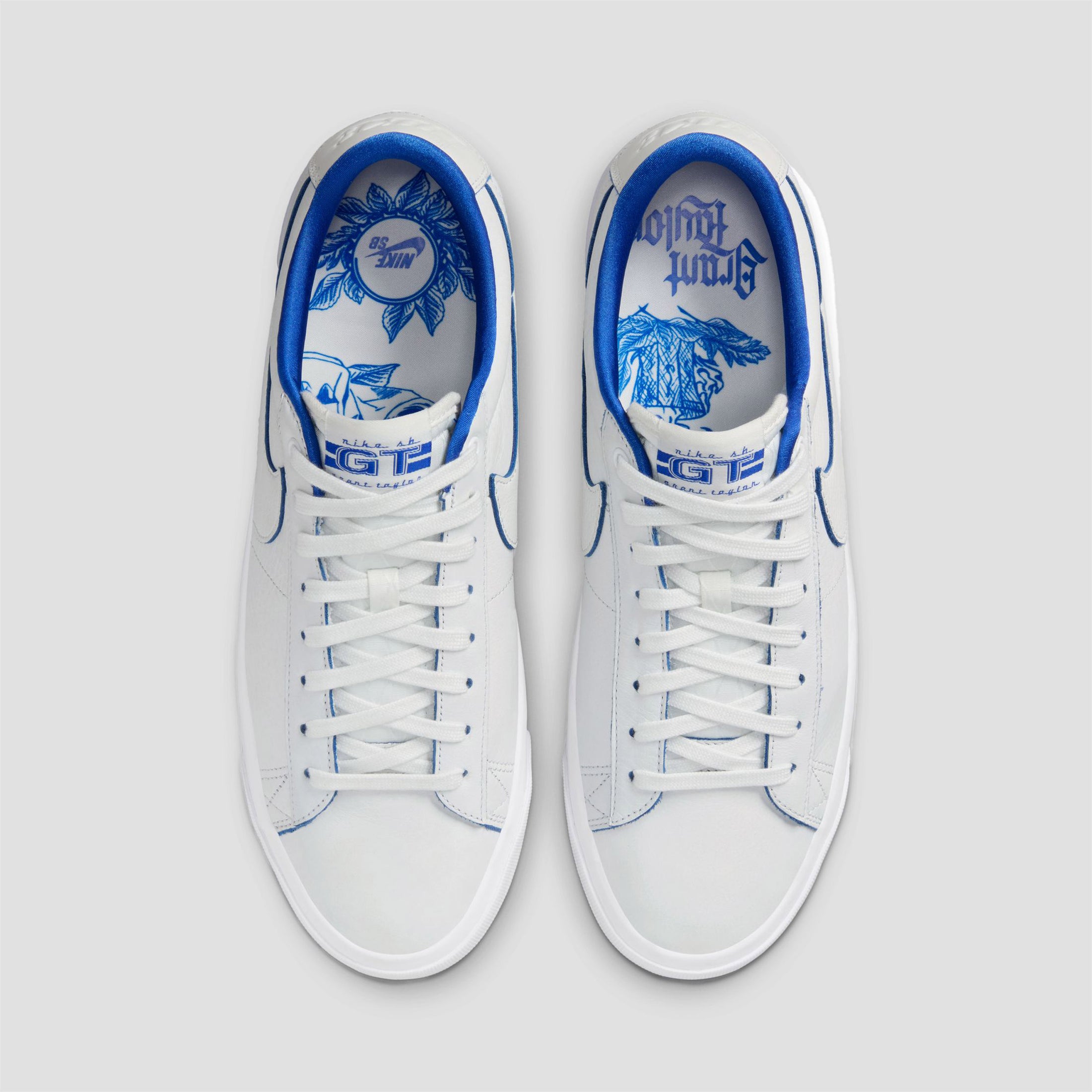 Nike SB Blazer Low Pro GT Skate Shoes Summit White / Game Royal / Summit White