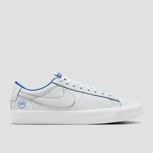 Nike SB Blazer Low Pro GT Skate Shoes Summit White / Game Royal / Summit White