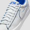 Load image into Gallery viewer, Nike SB Blazer Low Pro GT Skate Shoes Summit White / Game Royal / Summit White
