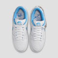 Load image into Gallery viewer, Nike SB X Nicole Hause Dunk Low Pro Skate Shoes White / University Blue
