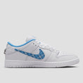 Load image into Gallery viewer, Nike SB X Nicole Hause Dunk Low Pro Skate Shoes White / University Blue
