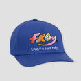 Load image into Gallery viewer, Frog Dino Logo 5 Panel Cap Royal
