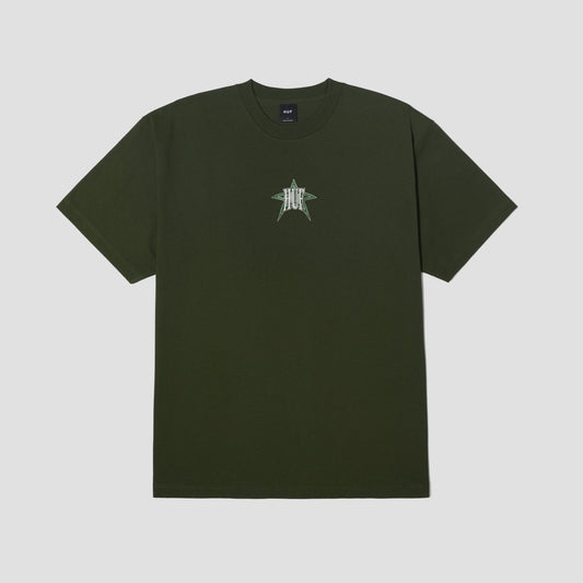 HUF Galactic Shortsleeve T-Shirt Hunter Green