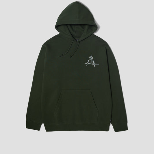 HUF Gleam Pullover Hood Hunter Green