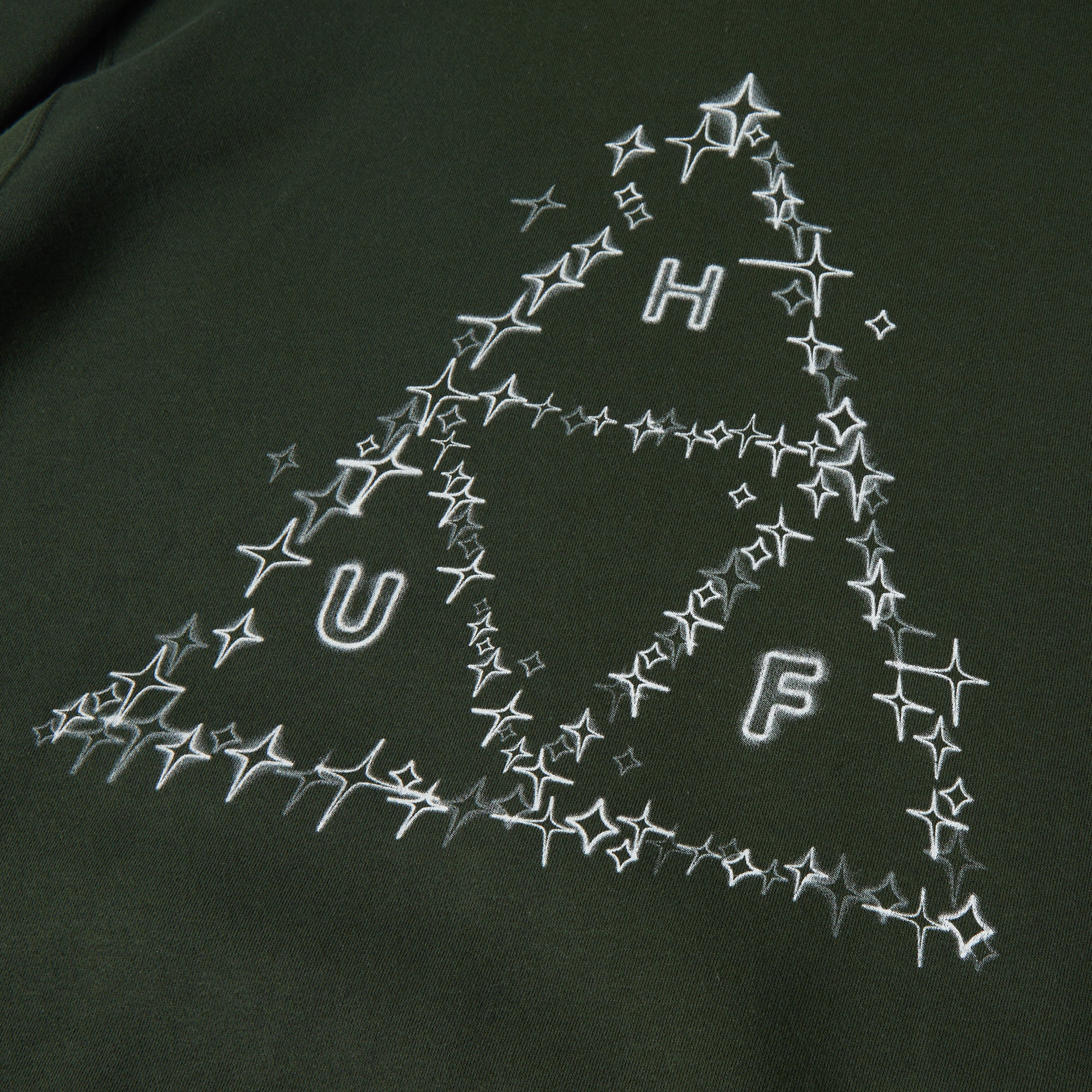 HUF Gleam Pullover Hood Hunter Green