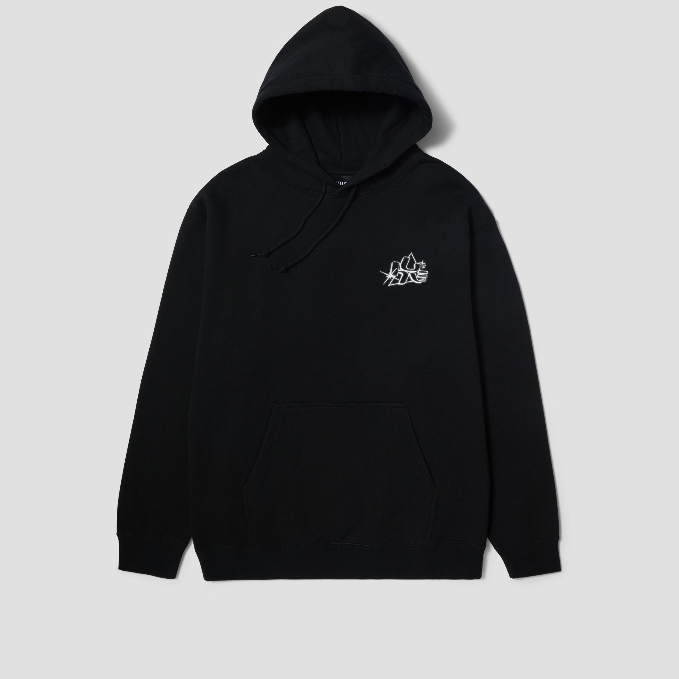 HUF Glow Pullover Hood Black