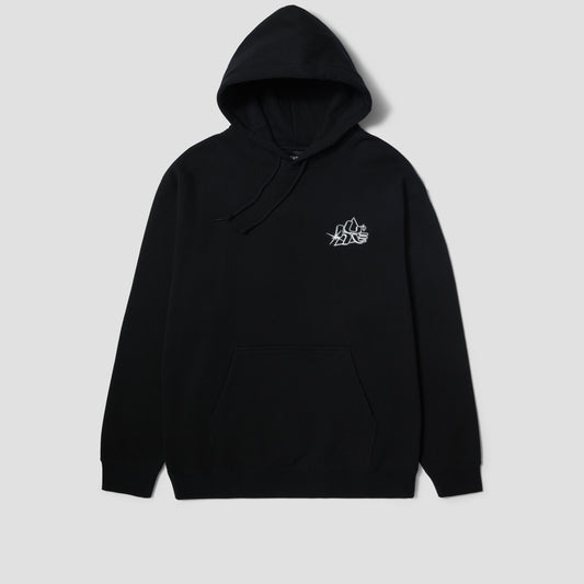 HUF Glow Pullover Hood Black