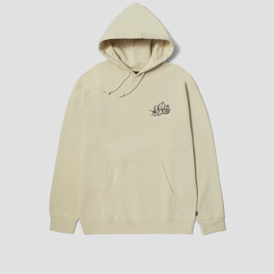 HUF Glow Pullover Hood Stone