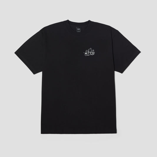 HUF Glow Shortsleeve T-Shirt Black