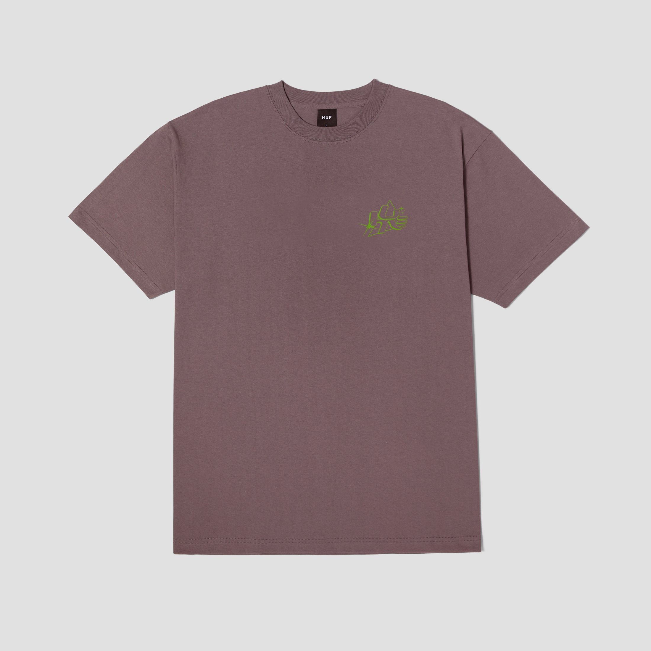 HUF Glow Shortsleeve T-Shirt Light Plum